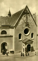 De Kapucijnenkerk, Wenen, Oostenrijk, ca. 1935