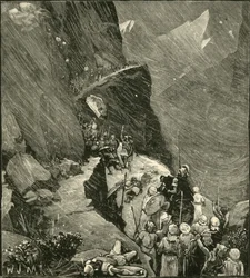 De Carthagers Steken De Alpen Over, 1890