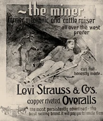 De catalogusomslag Levi Strauss & Co., 1905