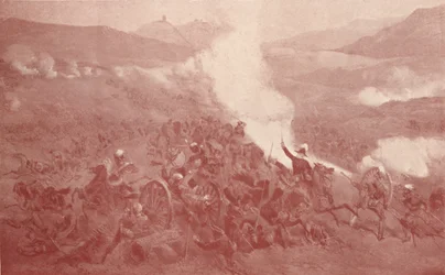 De cavalerieaanval bij Balaclava, 1854 1909