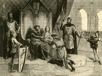 De ceremonie van feodale dienst, 9e-10e eeuw, 1890