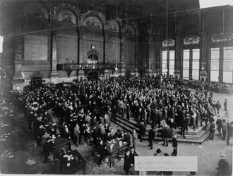 De Chicago Board of Trade in zitting