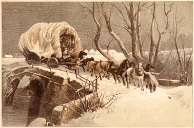 De Kerstwagen, 1866