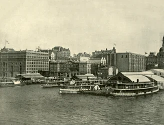 De Circular Quay, Sydney, 1901