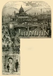 De stad Londen, ca. 1872