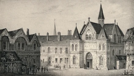 Het College van Sorbonne in 1550