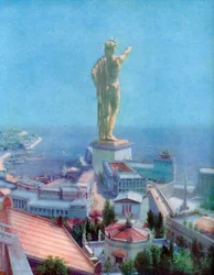 De Kolossus van Rhodos, Griekenland, 1933-1934