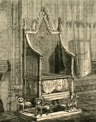 De kroningsstoel, 1881.