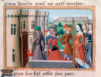 De Dauphin keert terug naar Parijs, juni 1418, 1484
