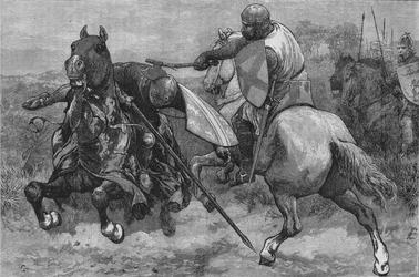 De dood van Bohun, 16 maart 1322, ca. 1880