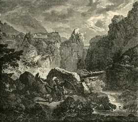 De dood van Roland bij Roncesvalles, 778AD, 1890