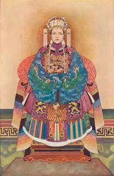 De keizerin-weduwe van China, 1908