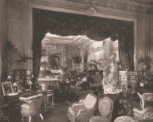 De salon in Sandringham House, Norfolk, 1894