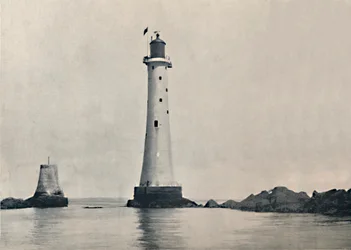 De Eddystone Vuurtoren - Tonen de Rotsen, 1895