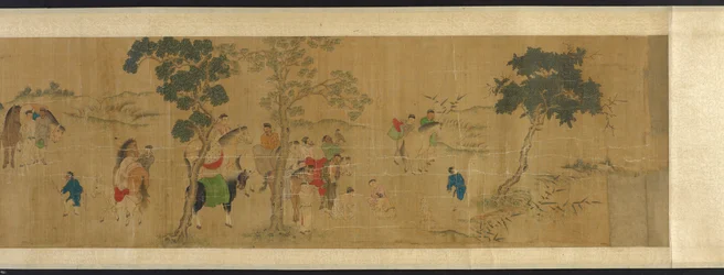 De Achttien Geleerden bij een Literaire Bijeenkomst, Ming- of Qing-dynastie, 17e eeuw