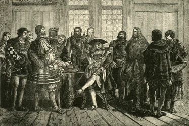 De keizer Maximiliaan omringd door de meest illustere van zijn tijdgenoten 1508-1519, 1890