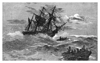 De Endeavour op het rif, Australië, 1770 1886