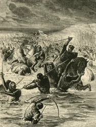 De Engelsen Passeren De Somme, 1346, 1890