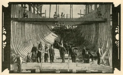 Het Engelse Schip, Discovery, In Aanbouw, 1901