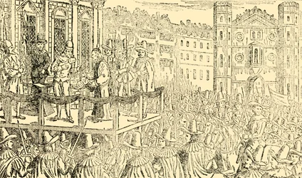 De executie van Karel I in Whitehall, 30 januari 1649