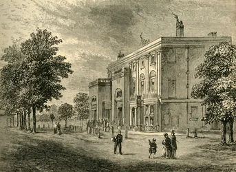 The Eyre Arms in 1820, ca. 1876