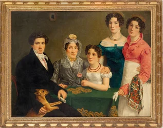 De familie van de componist Vincenzo Bellini, eerste kwart van de 19e eeuw