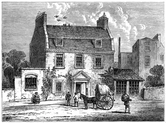 The Farthing Pie House, Londen, 1820-1891