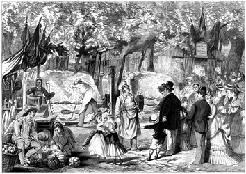 Het Fête des Loges, St-Germain-en-Laye, Frankrijk