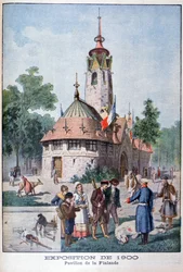 Het Finse paviljoen op de Wereldtentoonstelling van 1900, Parijs, 1900