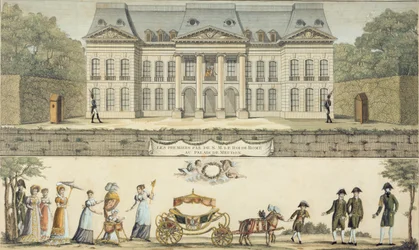 De Eerste Stappen van de Koning van Rome in het Kasteel van Meudon