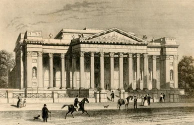 Het Fitzwilliam Museum, Cambridge, c1835