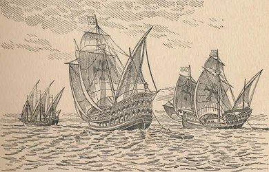 De vloot van Columbus, 1916