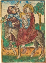 De vlucht naar Egypte, ca. 1490