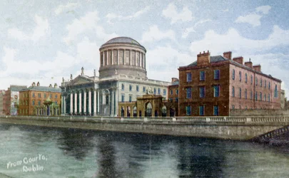The Four Courts, Dublin, Ierland, ca. 1900s-ca. 1920s