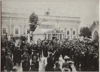 De begrafenis van Anton Tsjechov op de Novodevitsjibegraafplaats, 22 juli 1904, 1904
