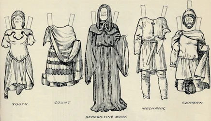 De Galerij van Britse Kostuums: De Kleding die Mensen Droegen in de Normandische Tijd, c1934