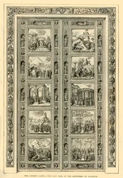 De Ghiberti-poorten - De oostdeur van de doopkapel in Florence, 1882