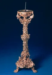 De Gloucester Kandelaar, verguld klokkenmetaal, Engels, 12e eeuw