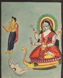 De godin Ganga, 1800s