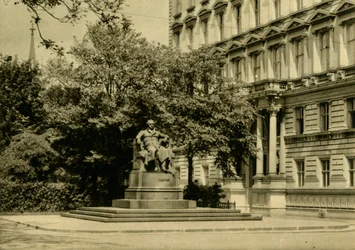Het Goethe Monument, Wenen, Oostenrijk, ca. 1935