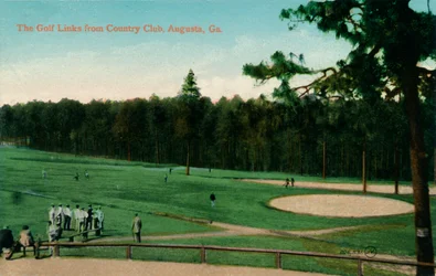 De Golfbanen van Country Club, Augusta, Georgia, ca. 1910