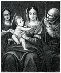De Heilige Familie met St. Catharina, 1769, 1870