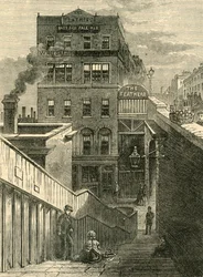 De Huizen in Waterloo Bridge Road, ca. 1878