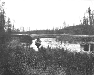De Inham, Thunder Lake, Wisconsin, VS, ca. 1900