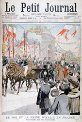 De Koning en Koningin van Italië in Frankrijk, 1903