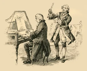 De koning riep herhaaldelijk uit, Slechts één Bach! Slechts één Bach!, 1907