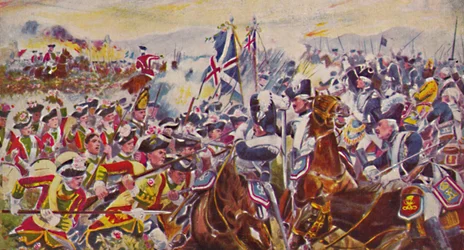 The Kings Own Yorkshire Light Infantry. De slag in de rozenvelden bij Minden, 1759, 1939