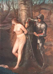 De dolende ridder, 1870, ca. 1902