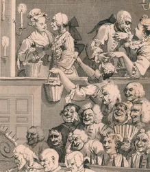 Het lachende publiek, 1733