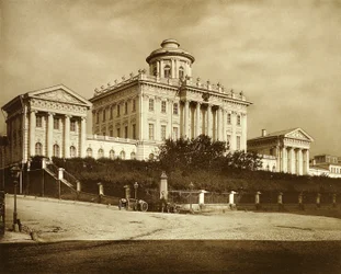 De Bibliotheek van het Moskouse Openbare Museum en Rumiantsev Museum, Rusland, 1900s